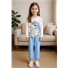 Disney Pigiama cotone felpato Inside Out bambina baby DY50C2670, PANNA/AZZURRO