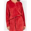 Gisela Pigiama donna Gisela pile elasticizzato 20316, ROSSO