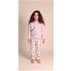 Gary Pigiama invernale bambina punto milano Gary 2076, VIOLETTA