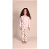 Gary Pigiama invernale bambina punto milano Gary 2076, ROSA