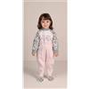 Gary Pigiama tutone invernale neonata bambina Gary felpa 1055, CIPRIA