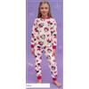 Disney Pigiama caldo cotone Minnie Disney interlock bambina baby DY50L1781, CREMA