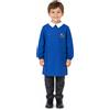 Siggi Grembiule scuola elementare blu bambino Siggi Made in Italy ricamo Moto Speed 4084, BLU