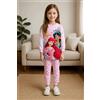 Disney Pigiama caldo cotone Princess Disney interlock bambina baby DY50A8320, ROSA CHIARO