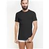 Nottingham Maglia uomo Nottingham collo a giro cotone bielastico FULL, NERO
