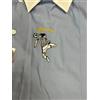 Ambrosino Grembiule scuola elementare bambino Ambrosino Made in Italy ricamo Calcio O206, CELESTE