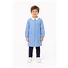 Siggi Grembiule con zip scuola elementare celeste bambino Siggi Made in Italy ricamo Extreme Skate 4100, CELESTE
