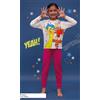 Disney Pigiama caldo cotone Inside Out Disney interlock bambina baby DY50C2674, PANNA/CILIEGIA
