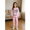 Sabor Pigiama caldo cotone Hello Kitty interlock bambina baby HK50A3551, ROSA CHIARO