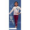Disney Pigiama caldo cotone Lilo e Stitch Disney interlock bambina baby DY50C2677, CREMA/BORDEAUX