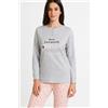 Sièlei Pigiama donna Sièlei serafino caldo cotone interlock OR16 Ortisei, ROSA