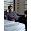 Nottingham Maglia uomo Nottingham lupetto cotone bielastico felpato LL25, NERO