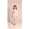 Gary Pigiama invernale bambina/ragazza interlock Gary 3026, ROSA