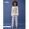Disney Pigiama interlock donna Bambi Disney DYD2695, PANNA