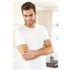 Nottingham Maglia uomo Nottingham collo a giro 100% cotone TM6102, BIANCO