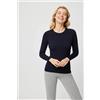 Ysabel Mora Maglia donna termica a giro Ysabel Mora 70002, BLU