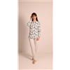 Gary Pigiama donna serafino invernale interlock Gary 5051, TORTORA