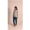 Gary Pigiama donna serafino invernale interlock Gary 5051, OTTANIO