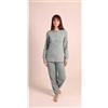 Gary Pigiama donna serafino invernale interlock 5030CONF calibrato, SALVIA