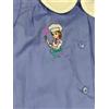 Siggi Grembiule scuola elementare celeste bambina Siggi Made in Italy ricamo Cook Time 3905, CELESTE