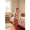 Disney Pigiama puro cotone Principesse Disney estivo bambina baby DY50L0748, BIANCO/CORALLO