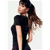 Jadea Maglia mezza manica donna Jadea Fitness 212722, NERO/LIME