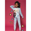 Disney Pigiama puro cotone Frozen Disney estivo bambina baby DY50A2264, AZZURRO