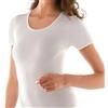 Nottingham Maglia T-shirt mezza manica donna cotone interlock Nottingham Sogno, NERO