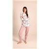 Gary Pigiama donna serafino invernale interlock 5020CONF calibrato, POLVERE