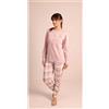 Gary Pigiama donna serafino invernale interlock 5040CONF calibrato, POLVERE