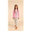 Gary Pigiama Gary bambina/ragazza manica lunga 2 bottoni Z30010, FUCSIA