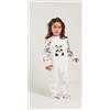 Gary Pigiama tutone invernale neonata bambina Gary felpa V10026, LATTE