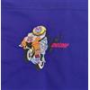 Ambrosino Grembiule scuola elementare bambino Ambrosino Made in Italy ricamo Moto GP N202, BLU