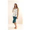 Gary Pigiama spalla larga pinocchietto donna Jersey Gary Z55057, OTTANIO