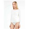 Gisela Maglia donna Gisela in eko cotone 0129, BIANCO