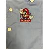 Nintendo Grembiule scuola elementare celeste bambino Nintendo Super Mario Bros Made in Italy G507, CELESTE