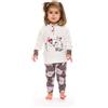 Gary Pigiama invernale neonata bambina Gary in punto Milano S10041, LATTE