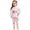 Gary Pigiama invernale neonata bambina Gary in punto Milano S10044, ROSA CHIARO