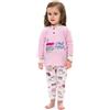 Gary Pigiama invernale neonata bambina Gary in punto Milano S10044, ROSA SCURO