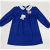 Disney Grembiule scuola elementare Blu bambina Disney ricamo Minnie Made in Italy G204, BLU