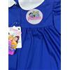 Disney Grembiule scuola elementare blu bambina Disney ricamo Principesse Made in Italy G203, BLU