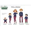 Nottingham Pigiama bambina Natale Nottingham caldo cotone interlock PG41054B, BLU