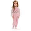 Gary Pigiama tutone invernale neonata bambina Gary Punto Milano S10050, ROSA POLVERE