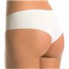 Cotonella Panty vita bassa donna Cotonella in microfibra indemagliabile 8142, BIANCO