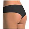 Cotonella Panty vita bassa donna Cotonella in microfibra indemagliabile 8142, NERO