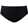 Cotonella Slip vita bassa donna Cotonella in microfibra indemagliabile 8158, NERO