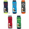Pezzini Confezioni da 6 paia di calze antiscivolo bambino Pezzini Kid's in caldo cotone BBS-PAI221700, Plaid