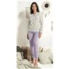 Nottingham Pigiama donna Nottingham cotone PG49928, LILLA