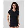 Jadea Maglia mezza manica da donna t-shirt Jadea 4180, NERO
