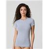 Jadea Maglia mezza manica da donna t-shirt Jadea 4180, GRIGIO
